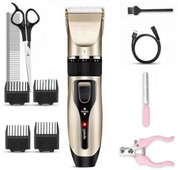 EVETIS Pet Hair Trimmer Dogs & Cats Grooming Machine Wireless Rechargeable Grooming Kit 180 min  Runtime 8 Length Settings