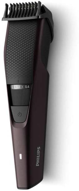 PHILIPS BT3415/15 MAROON Fully Waterproof Trimmer 3460 min Runtime 10 Length Settings
