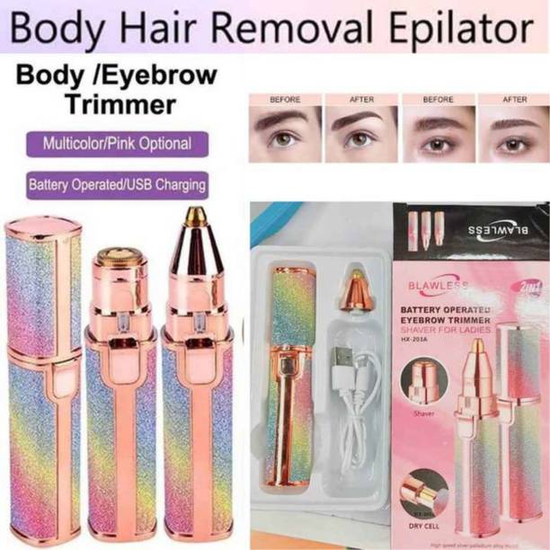 Parthstylemart Glitter Facial & Body Hair Removal Device for Women Cordless Epilator