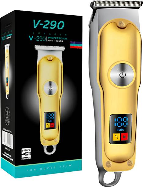 VGRGOLD V-290 Professional Hair Clipper with LED Display Trimmer 120 min  Runtime 4 Length Settings