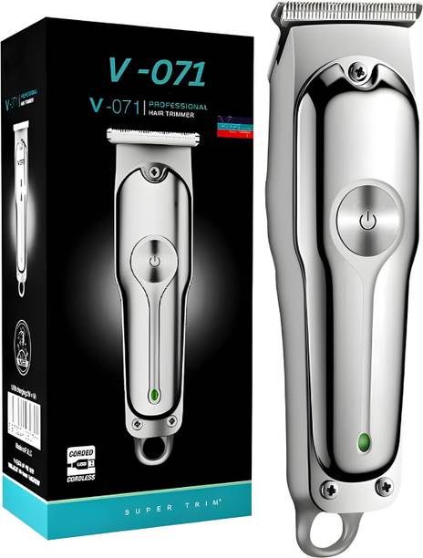 NUVIO Professional Hair & Beard Trimmer for Men | Adjustable Length Trimmer 120 min  Runtime 5 Length Settings