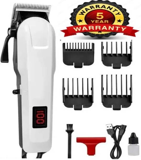 KEMMIE 809a Professional Hair .Clipper with LED Display Trimmer 240 min Runtime 4 Length Settings