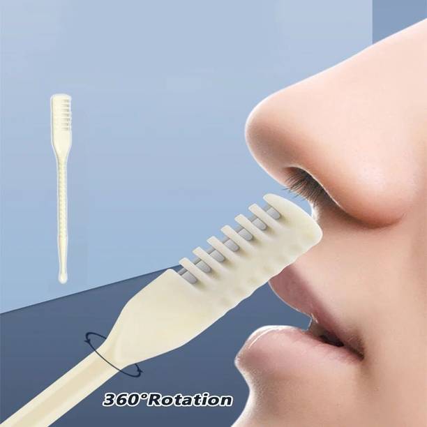 SunPro Portable Manual Nose Hair Trimmer Double Head Clipper Cutter Nose Hair Removal Trimmer 30 min  Runtime 1 Length Settings