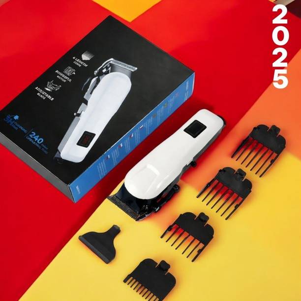 BestClipper X174 High Power LED Torch with Zoom Focus, Super Bright & Energy Efficient Trimmer 240 min  Runtime 4 Length Settings