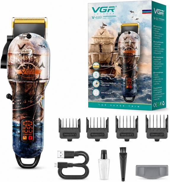 VGR V-689 Trimmer 180 min Runtime 4 Length Settings