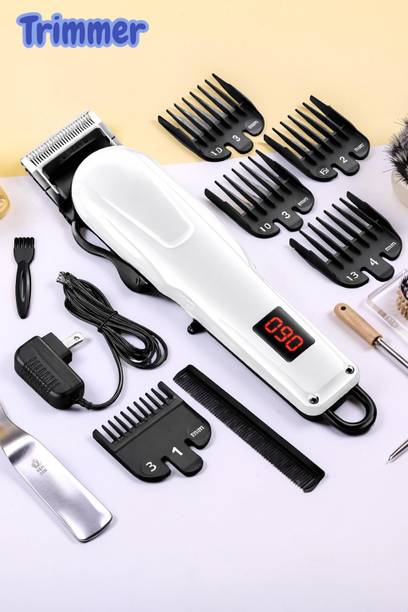 Ziddjeet X187 Cordless Professional Beard Trimmer for Men Hair Cutting Machine Trimmer 240 min Runtime 4 Length Settings