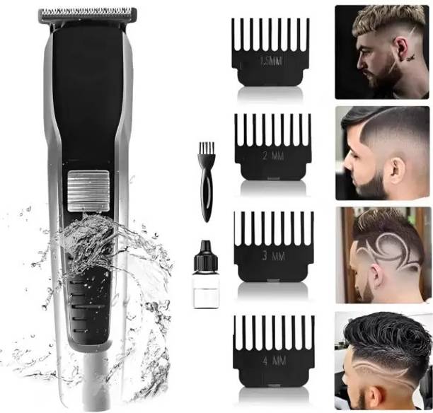 Zeno volt 538 Professional Rechargeable Hair Clipper and Fully Waterproof Trimmer Trimmer 60 min  Runtime 4 Length Settings
