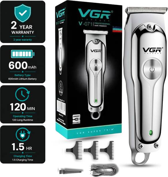 VGR V-071. Trimmer 120 min Runtime 4 Length Settings