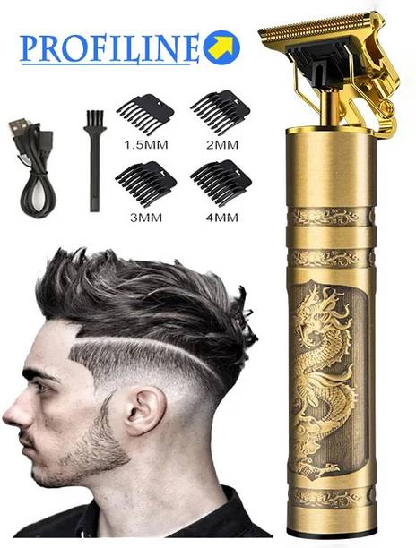 GETTRADE Professional Vintage T9 Hair Trimmer Clipper T-Shape Design & Dragon Style G208 Trimmer 60 min Runtime 3 Length Settings