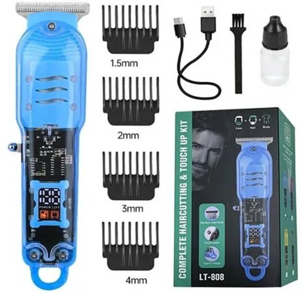 FABUNIK Trimmer Men, Hair Clipper, Cordless Electric Shaver for Beard, Hair, Mustache Fully Waterproof Trimmer 90 min  Runtime 5 Length Settings