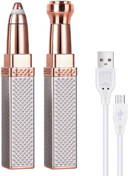 NUCLETRIC Eyebrow Trimmer Machine For Women Face Lips Nose, Hair Removal Fully Waterproof Trimmer 45 min  Runtime 1 Length Settings