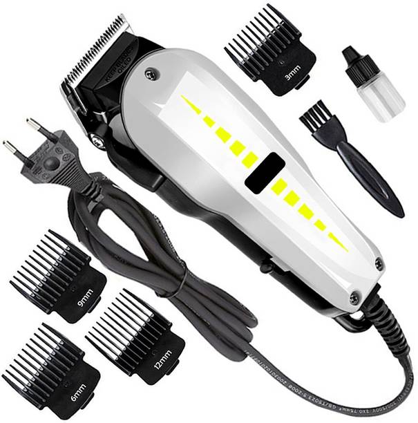 GMEY Corded Waterproof Professional Big High Power Hair Clipper Beard Trimmer 1201 Fully Waterproof Body Groomer 0 min  Runtime 9 Length Settings