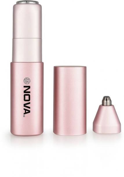 NOVA NLS 535 Facial and Eyebrow hair remover Fully Waterproof Trimmer 60 min  Runtime 1 Length Settings