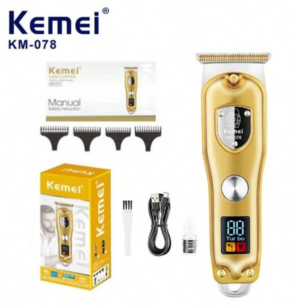 Kemei KM-078 Trimmer 100 min Runtime 4 Length Settings