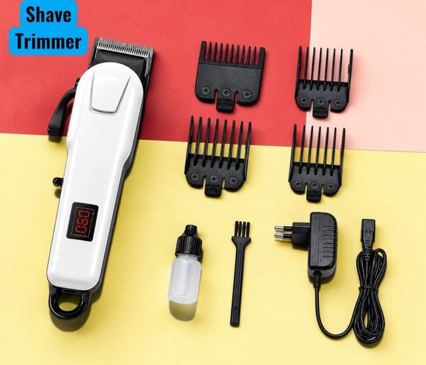 FeiHong X384 Men's Electric Trimmer Rechargeable Cordless Beard Hair Trimmer Fully Waterproof Trimmer 240 min  Runtime 4 Length Settings