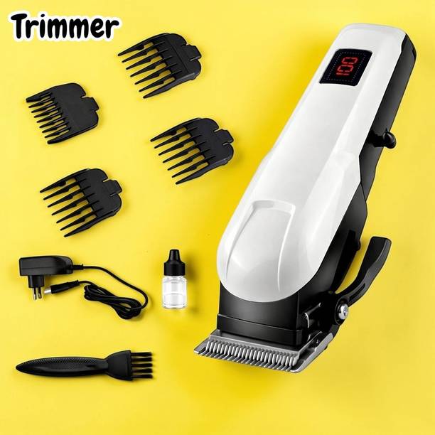 Shamsa X342 Electric Beard Trimmer for Men with Adjustable Length and Fast Charging Fully Waterproof Trimmer 240 min  Runtime 4 Length Settings