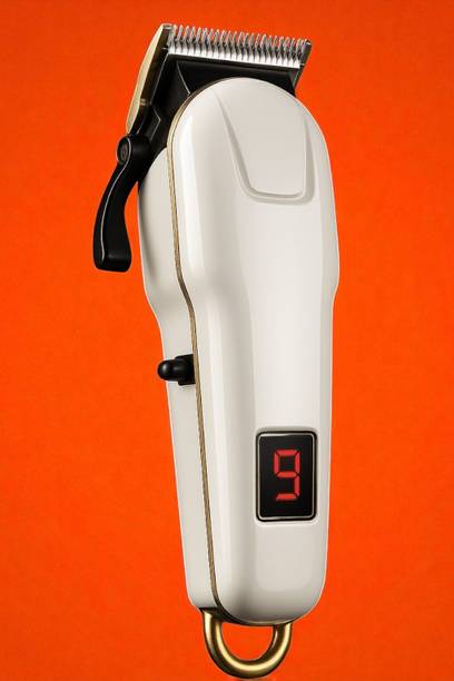 Shamsa A561 Professional Cordless Hair Trimmer – Rechargeable, Low Noise, Precision Cut Fully Waterproof Trimmer 240 min  Runtime 4 Length Settings