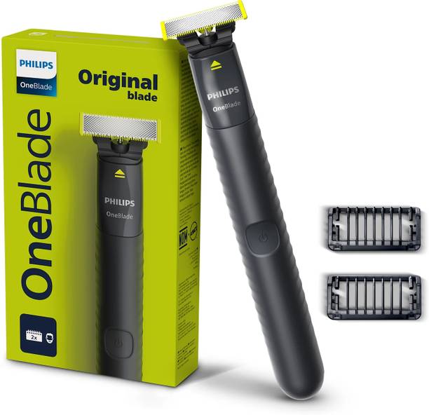 PHILIPS OneBlade QP1424/10 Trimmer 30 min  Runtime 3 Length Settings