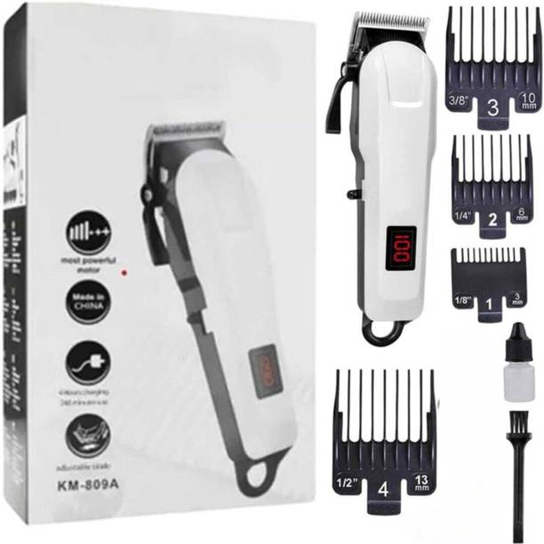 FINARO 254A Professional Rechargeable Hair Trimmer Body Groomer 240 min Runtime 4 Length Settings