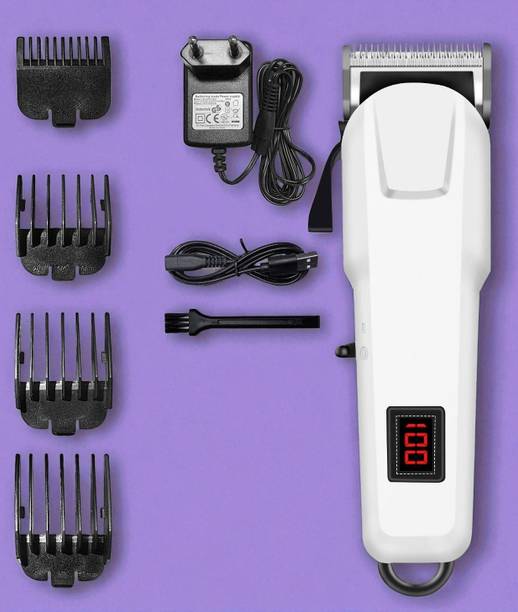 Sagaft X51 Rechargeable Beard Trimmer for Men | Hair Clipper with Precision Blades Fully Waterproof Trimmer 240 min  Runtime 4 Length Settings