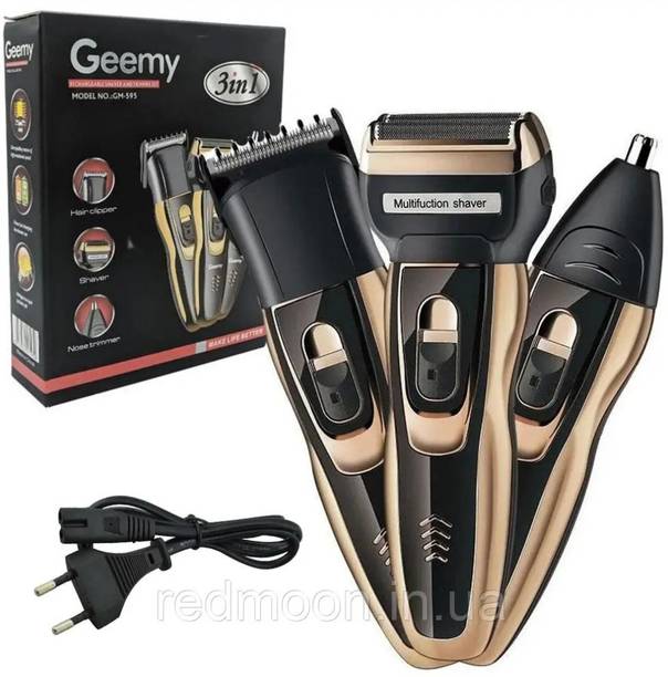 Gentlix GT-595 Portable Trimmer – Smooth, Safe & Skin-Friendly Grooming Fully Waterproof Trimmer 60 min  Runtime 4 Length Settings
