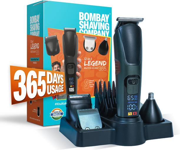 BOMBAY SHAVING COMPANY 12 in 1 Full Body Trimmer for Man Trimmer 300 min Runtime 12 Length Settings
