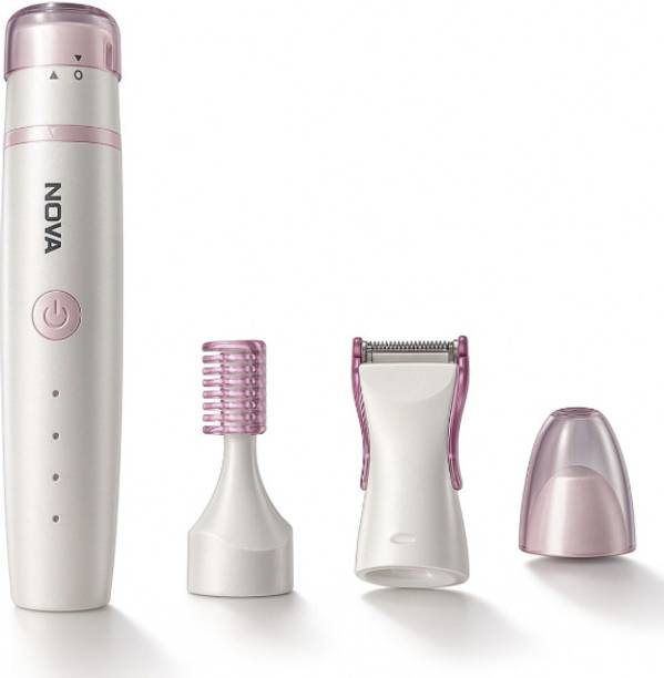 NOVA NLS 539 Waterproof 4 in 1 Shaver and Trimmer 100 min  Runtime 2 Length Settings