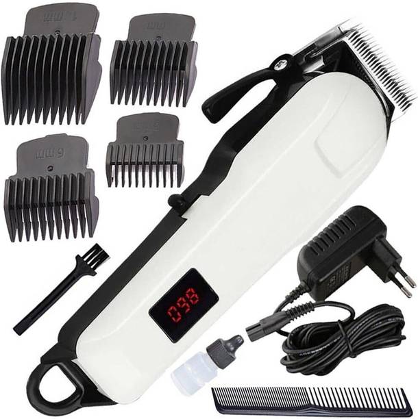 THE OM ENTERPRISE Quick Charge Powerful Hair Trimmer Rechargeable Hair Clipper Beard Shaver Trimmer 300 min Runtime 4 Length Settings