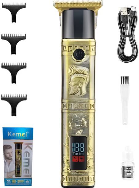 Kemei KM-076 Professional Rechargeable Hair clipper Trimmer 100 min Runtime 4 Length Settings