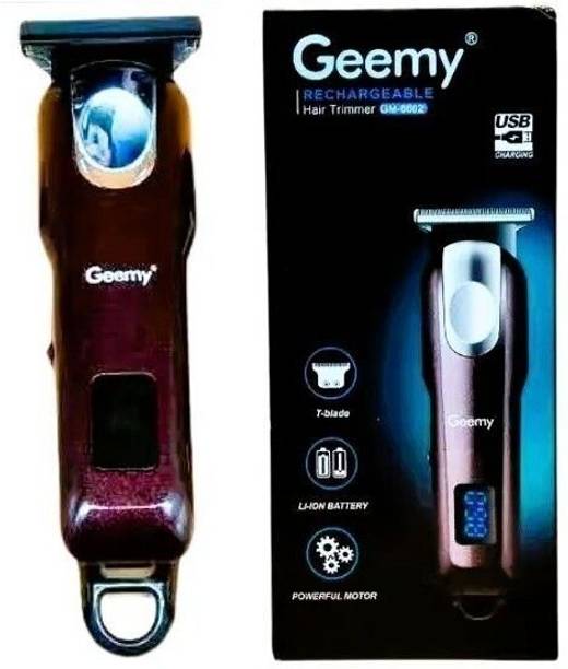 Geemy GM 6662TT Trimmer 120 min Runtime 3 Length Settings