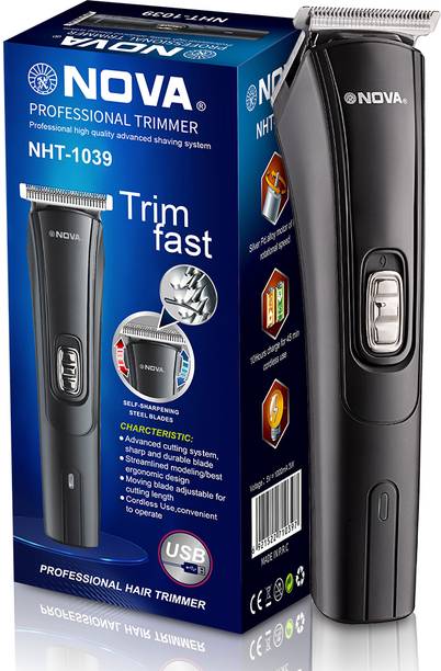 NOVA NHT 1039 USB Trimmer 45 min Runtime 5 Length Settings