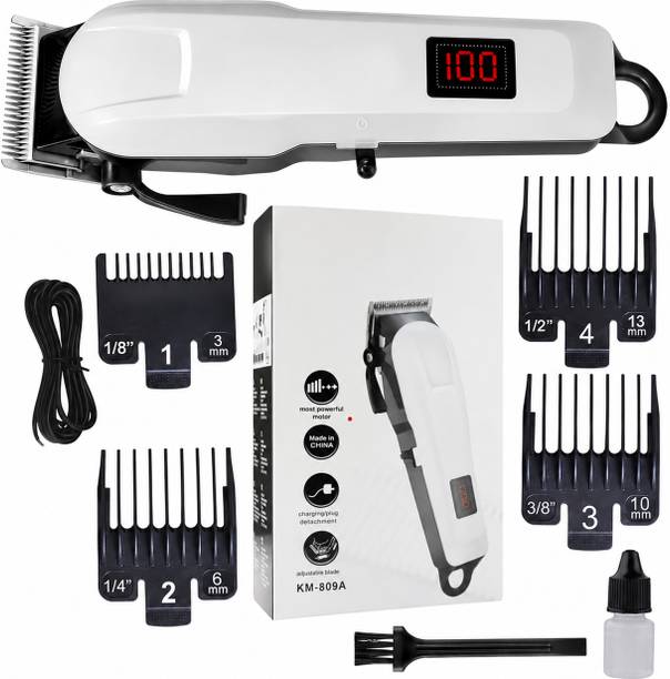 FINARO Rechargeable 809A Man Trimmer And Electric Hair Clipper For Mens Trimmer 90 min Runtime 4 Length Settings