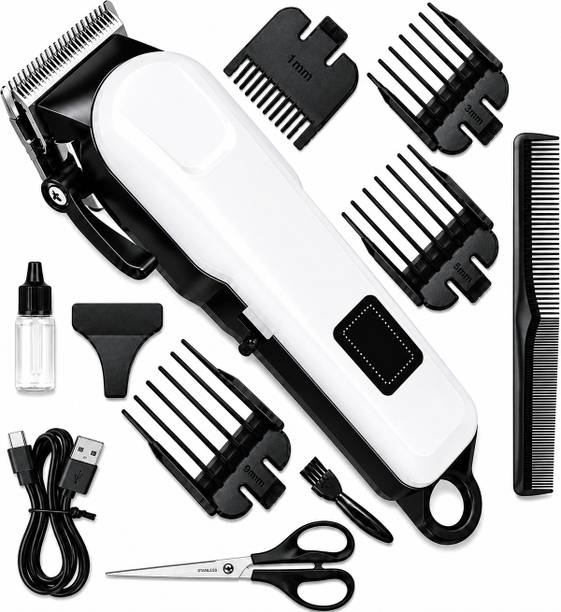 Zeno volt Professional Cordless Hair Clipper | Rechargeable Beard Trimmer Trimmer 240 min Runtime 5 Length Settings