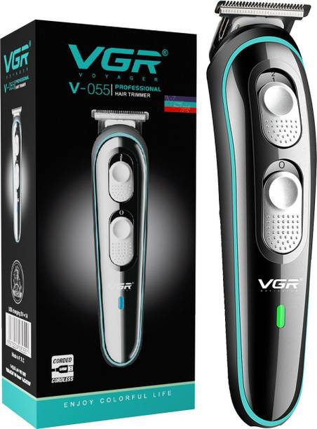 VGR V-055 Professional Hair Trimmer 120 min  Runtime 5 Length Settings