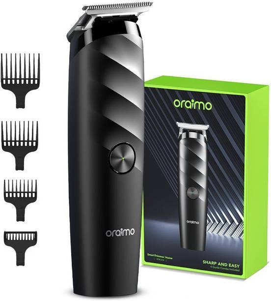 ORAIMO Smart | Premium Skin Friendly| Ultimate Precision (OTR-210) Trimmer 90 min  Runtime 4 Length Settings