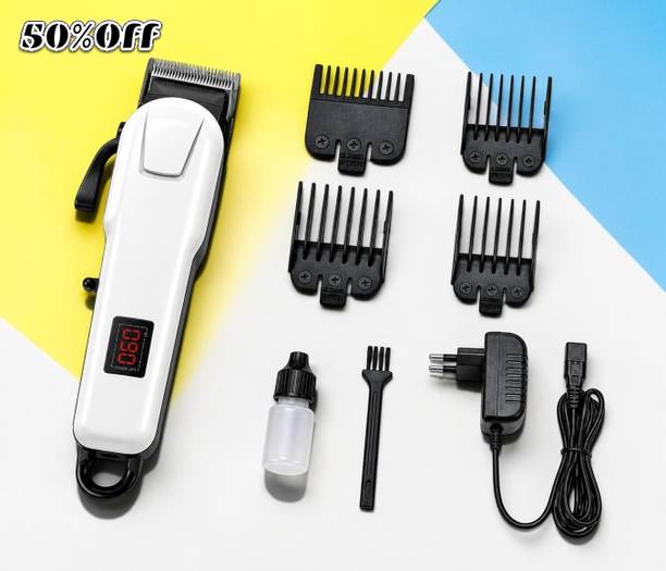 Nilesawar X459 Rechargeable Hair Clipper Trimmer | Cordless Grooming Device Fully Waterproof Trimmer 240 min Runtime 4 Length Settings