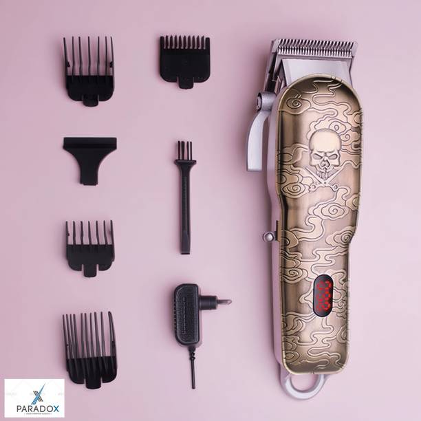 Paradox KM 227 Rechargeable Beard Trimmer Precision Cutting Blades Smooth Grooming P246 Trimmer 180 min  Runtime 4 Length Settings