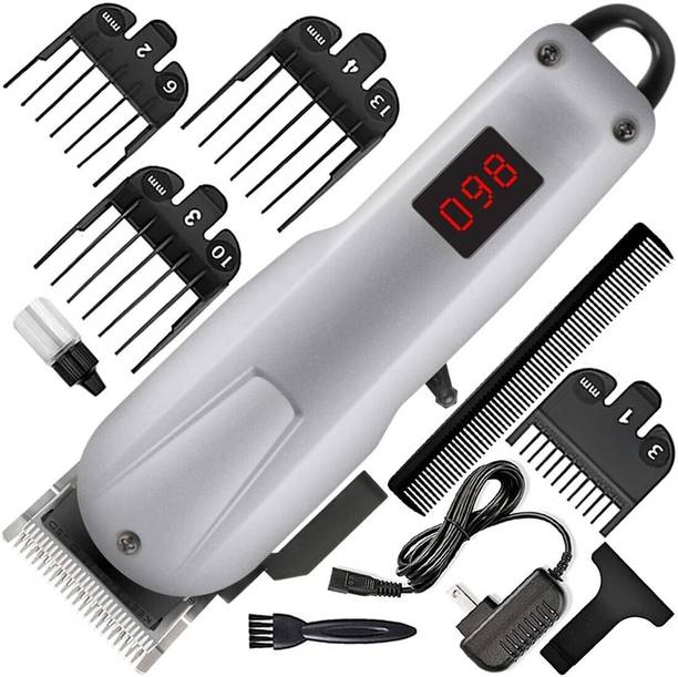 Zemei P New Professional Fast Charging Hair Clipper Razor Rechargeable Beard Moustache Fully Waterproof Trimmer 240 min  Runtime 7 Length Settings