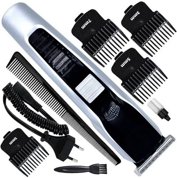 ValueShop Men Professional Hair Trimmer | Precision Cutting | Stainless Steel Sharp Blade Fully Waterproof Trimmer 90 min  Runtime 4 Length Settings