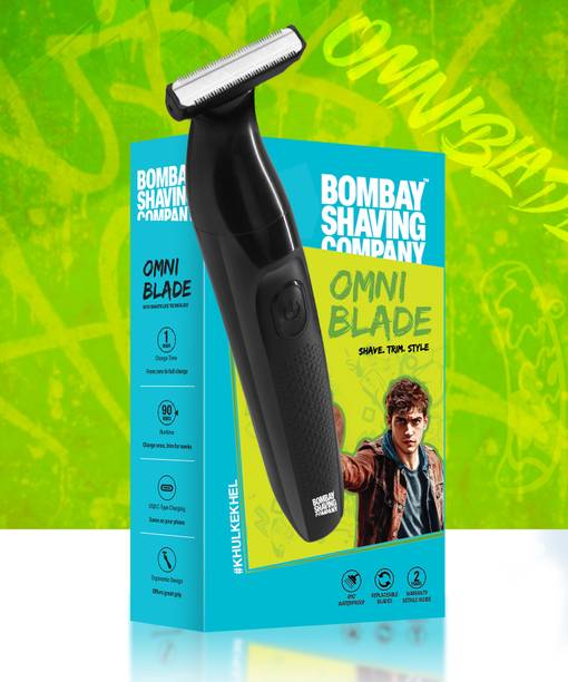 BOMBAY SHAVING COMPANY OmniBlade 3-in-1 Beard Trimmer For Men | Trim, Style, Shave Trimmer 90 min Runtime 3 Length Settings