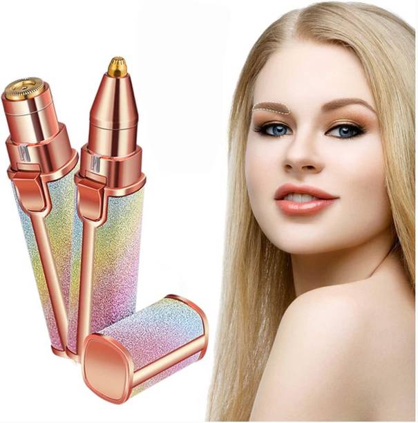 Seashot 2 in 1 Rainbow Blowless Painless Face Hair Removal Machine for Women Trimmer 60 min Runtime 1 Length Settings