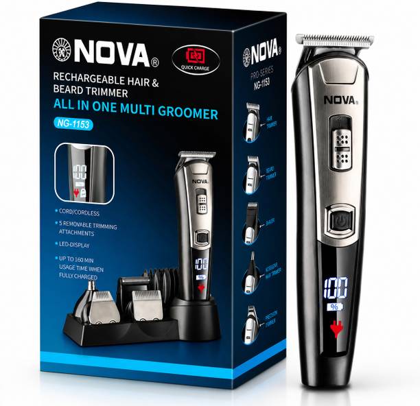 NOVA NG 1153 Digital USB Trimmer 160 min Runtime 20 Length Settings