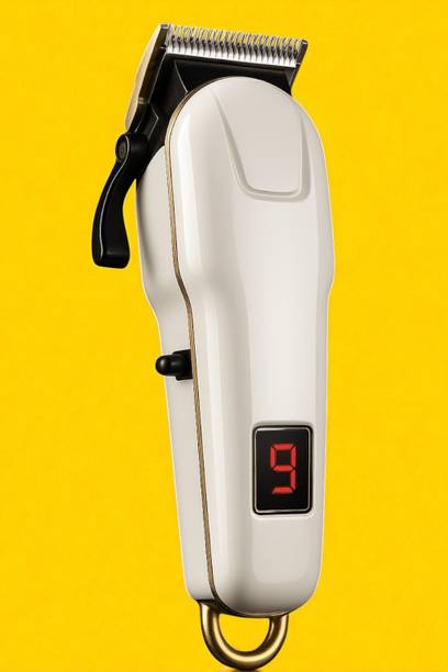 Sagaft A584 Premium Men’s Hair Trimmer – Cordless Fast Charging, Sharp Stainless Blades Fully Waterproof Trimmer 240 min  Runtime 4 Length Settings