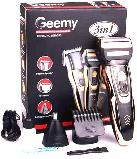 Geemy gm 595 Trimmer 120 min Runtime 4 Length Settings