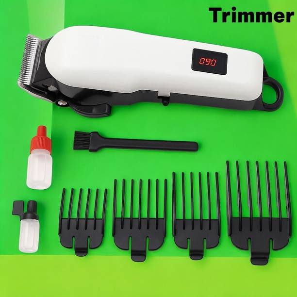 Sagaft X352 Rechargeable Hair & Beard Trimmer | Zero-Gap Sharp Blades Trimmer 240 min  Runtime 4 Length Settings