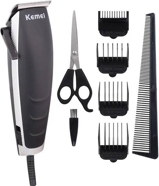 Kemei Heavy Duty Electric Wired Beard Trimmer Mustache Trimmer 120 min Runtime 4 Length Settings