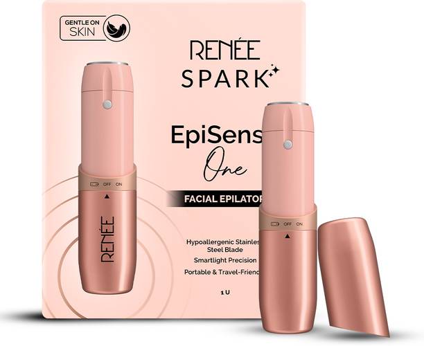 Renee Spark EpiSense One Facial Trimmer For Hair Removal | Cheeks, Upper Lip & Chin Trimmer 180 min Runtime 1 Length Settings