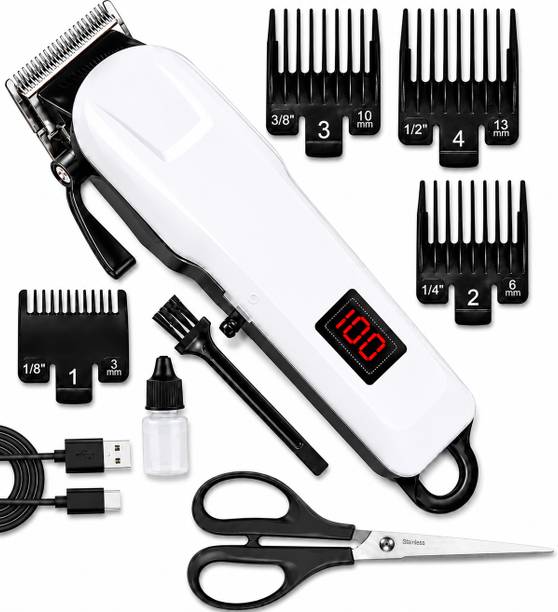 Zeno volt Cordless Electric Trimmer for Men | USB Rechargeable Hair & Beard Clipper Trimmer 240 min Runtime 5 Length Settings