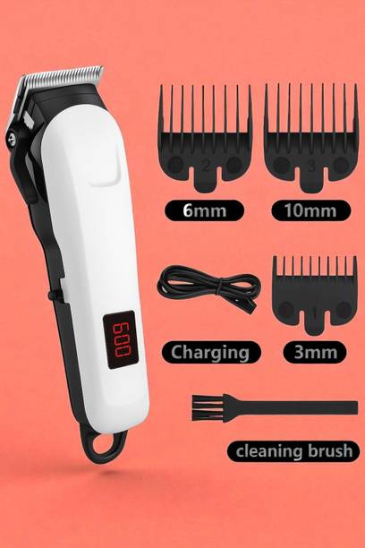 3BAAN X259 Powerful Beard Trimmer – Stainless Steel Blades & Long Runtime Fully Waterproof Trimmer 240 min Runtime 4 Length Settings