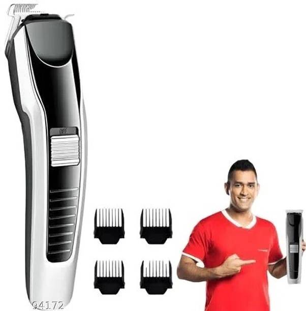 Kabeer enterprises HTC-538 Fully Waterproof Trimmer 60 min Runtime 4 Length Fully Waterproof Body Groomer 120 min Runtime 4 Length Settings